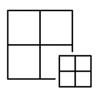 Flat Grid (GBG) icon