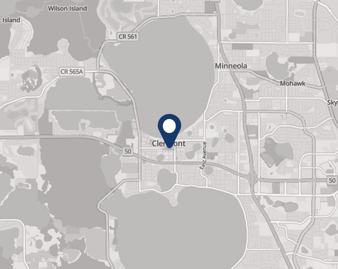 Clermont FL Map
