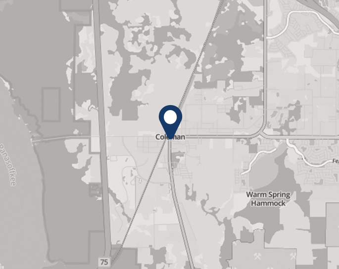 Coleman FL Map
