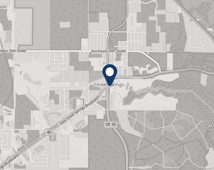Silver Springs FL Map