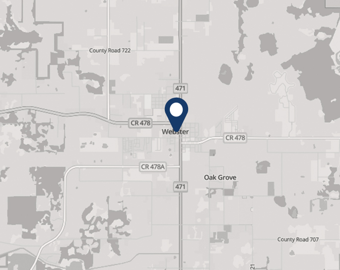 Webster FL Map