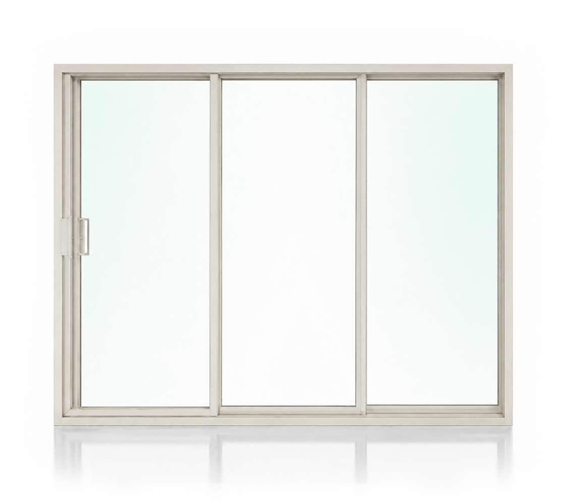 Bella Narrow Style Sliding Glass Door Beige