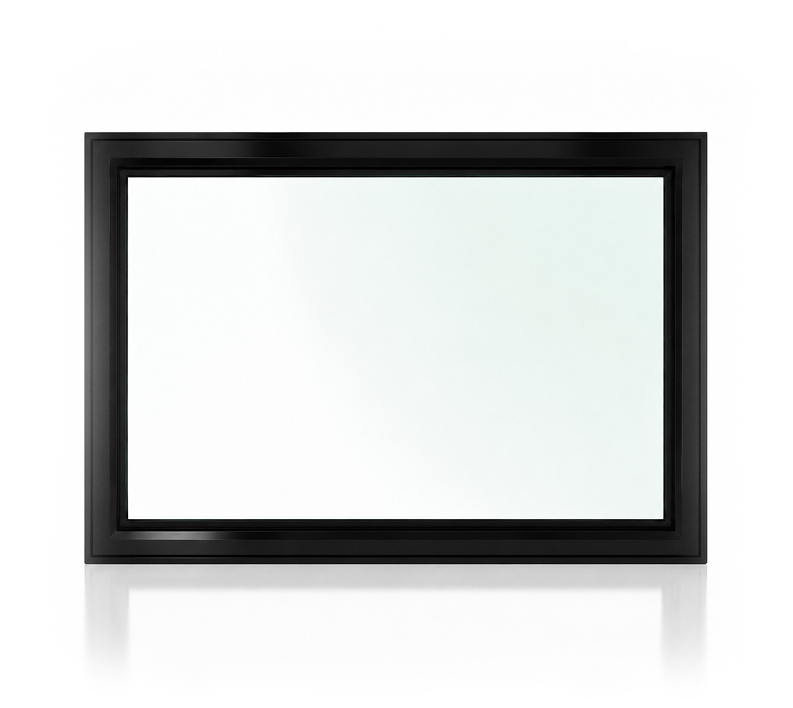 Platinum Casement Picture Window Black